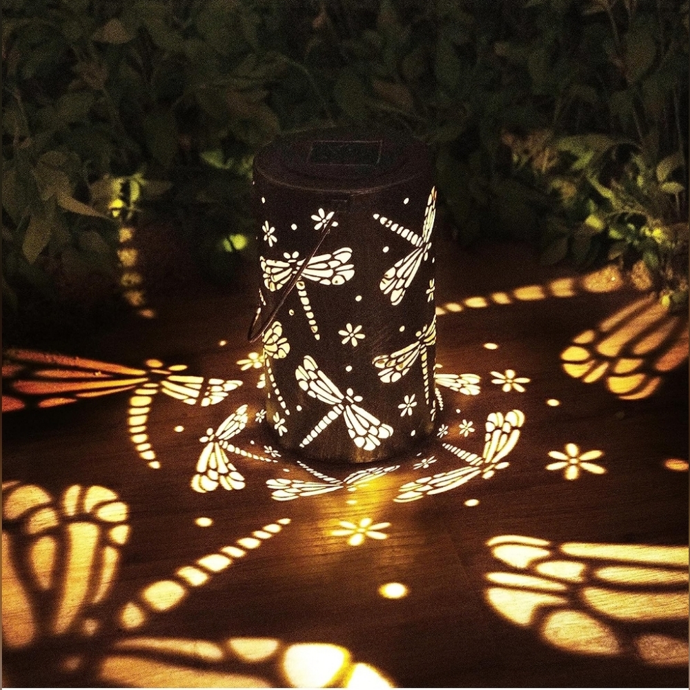 Last chance to buy  Metal Dragonfly Outdoor Decor Lantern